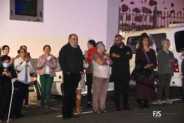 Papá Noel irrumpe en Lomo Magullo en un 4x4/FJS Fotografía.